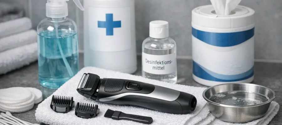Desinfektionstipps fuer deinen Bodygroomer nach DIY-Nutzung zu Hause